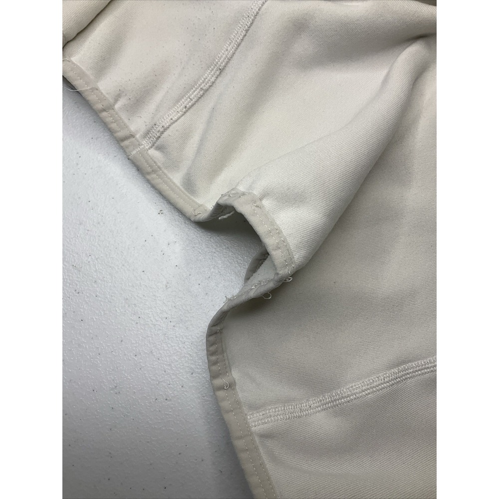 Patagonia Pullover Polartec 1/4 Zip Layer Sweatshirt Ivory Red Mock Neck Women S - Picture 11 of 12